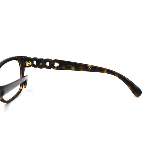 NEW VERSACE VE3306 108 HAVANA AUTHENTIC EYEGLASSES FRAME - Picture 9 of 14